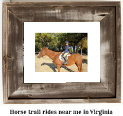 horse trail rides near me Virginia